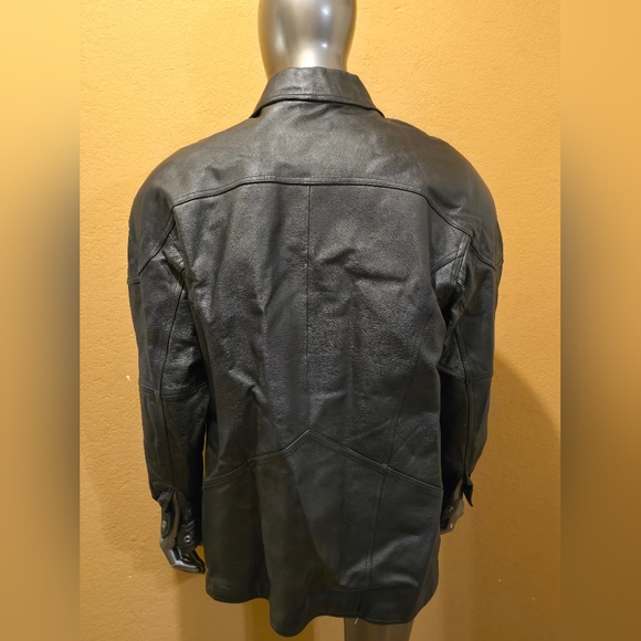 PHASE 2 Men's Leather jacket sz M. M82T - Picture 4 of 7